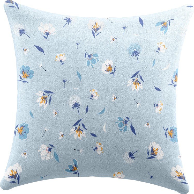 Подушка квадратная Cortin «Голубые цветы»